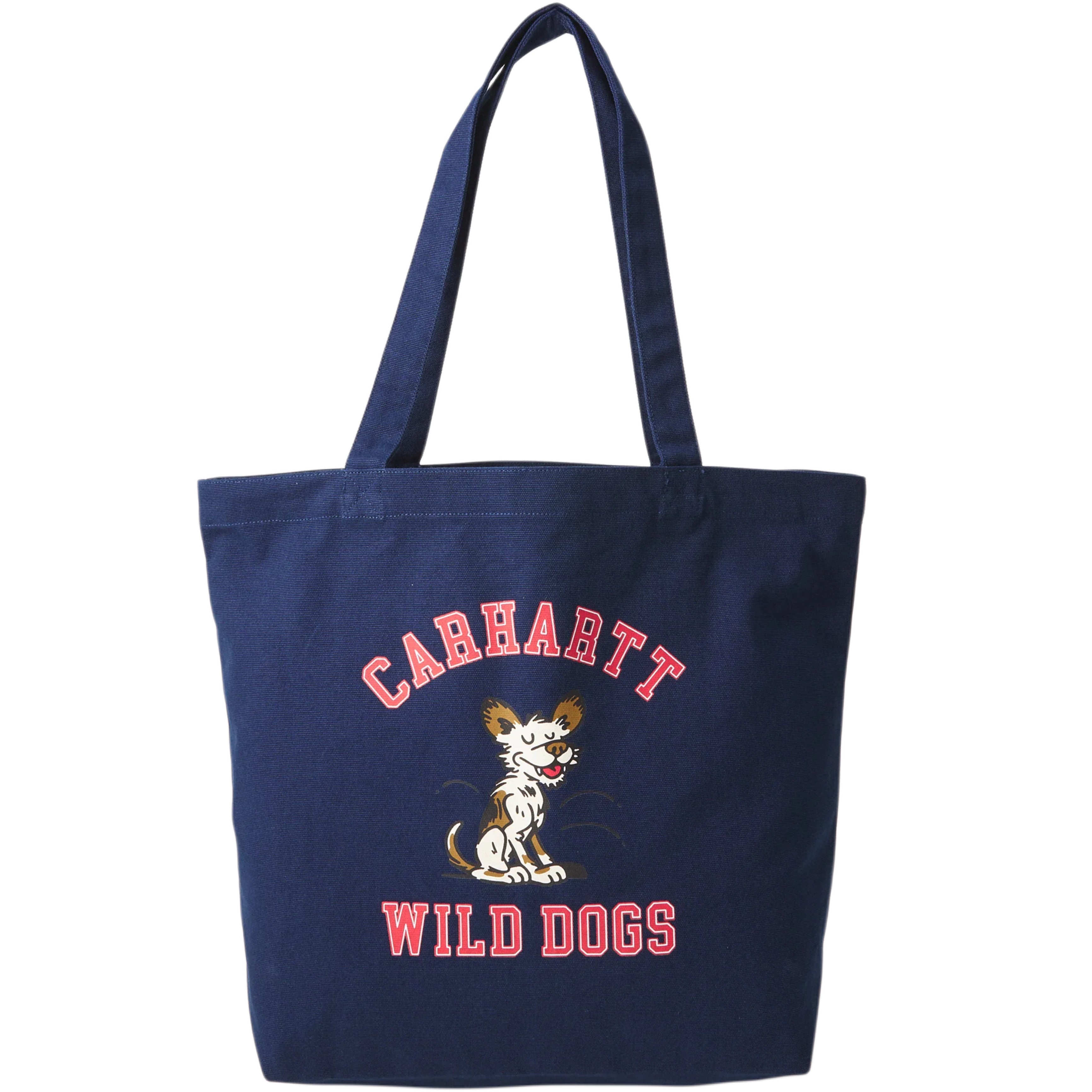 CARHARTT WIP Canvas Graphic Tote Wild Dog Print Jupiter