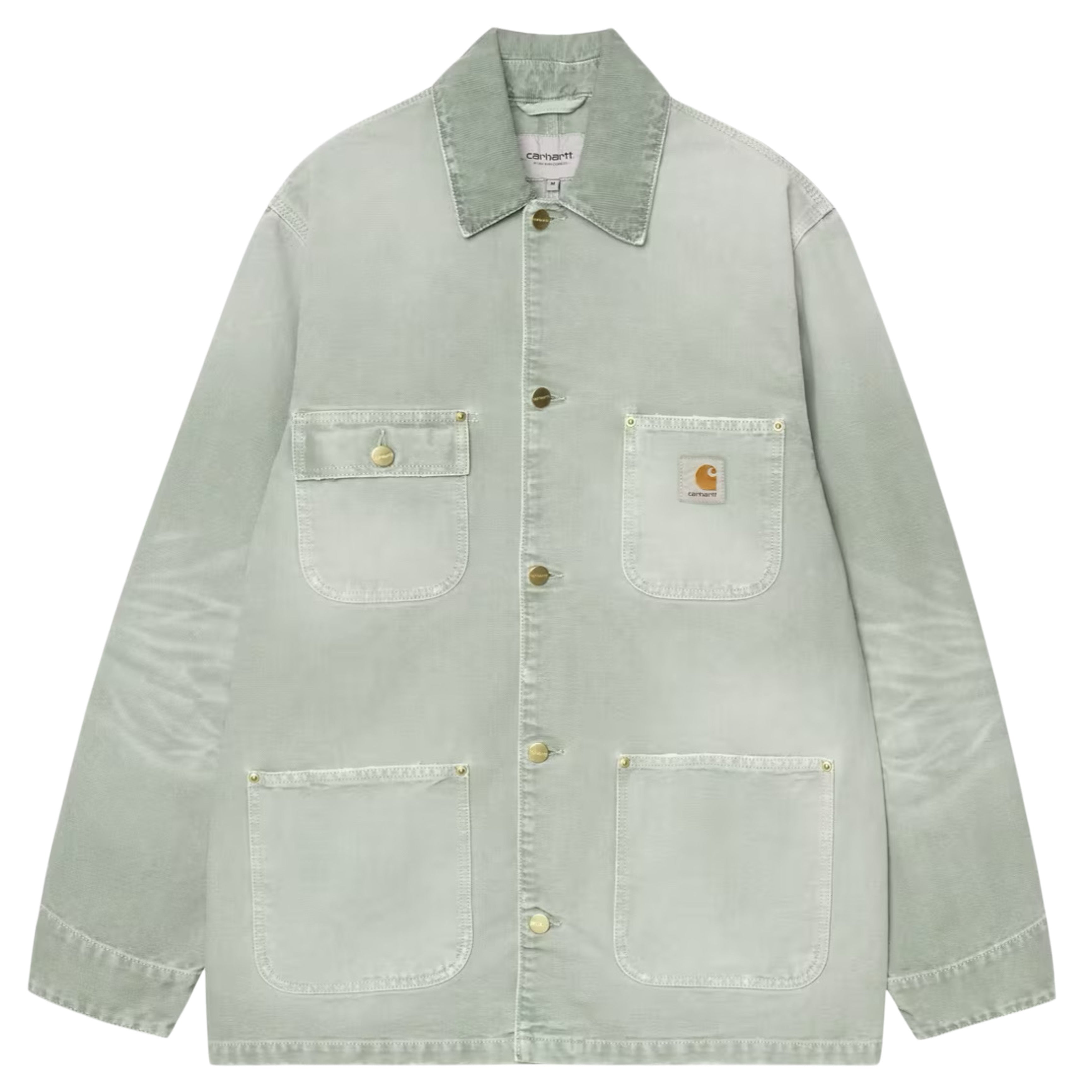 CARHARTT WIP OG Chore Coat Shady Green, Destroy wash