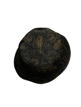 ANONYMOUS ISM Paisley Cord Bucket Hat Black
