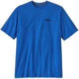 PATAGONIA P-6 Logo Responsibili-Tee® Outline: Vessel Blue