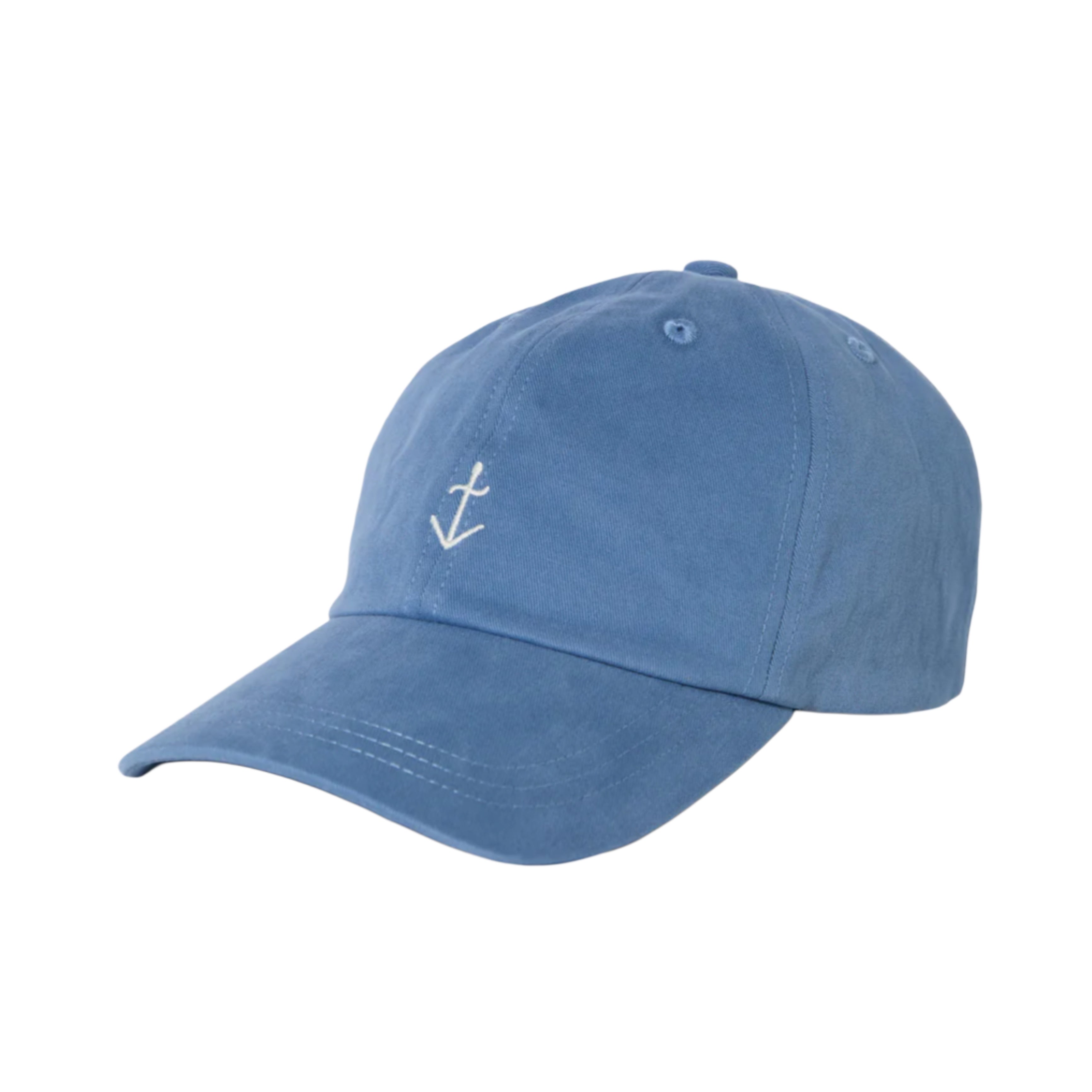 LA PAZ Santos Off White Wind Blue Logo Cotton Cap