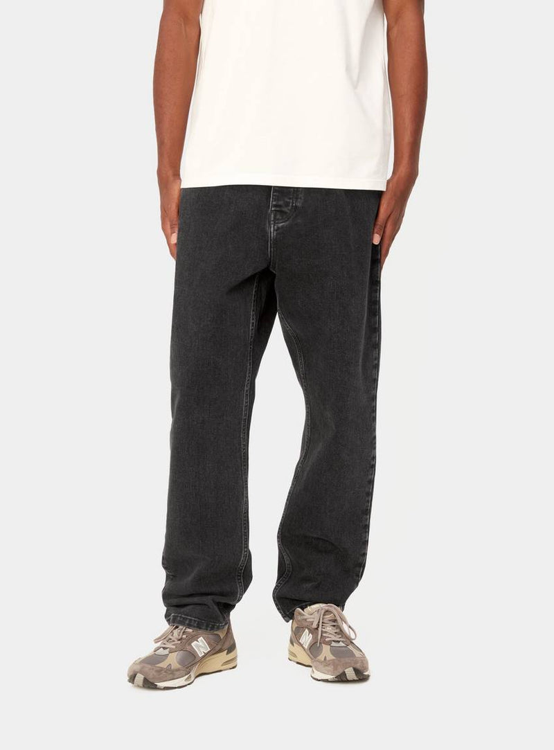 CARHARTT WIP Newel Pant Black Stone Washed