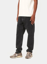 CARHARTT WIP Newel Pant Black Stone Washed