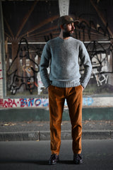 FRESH Corduroy Pleated Chino Pants In Biscuit