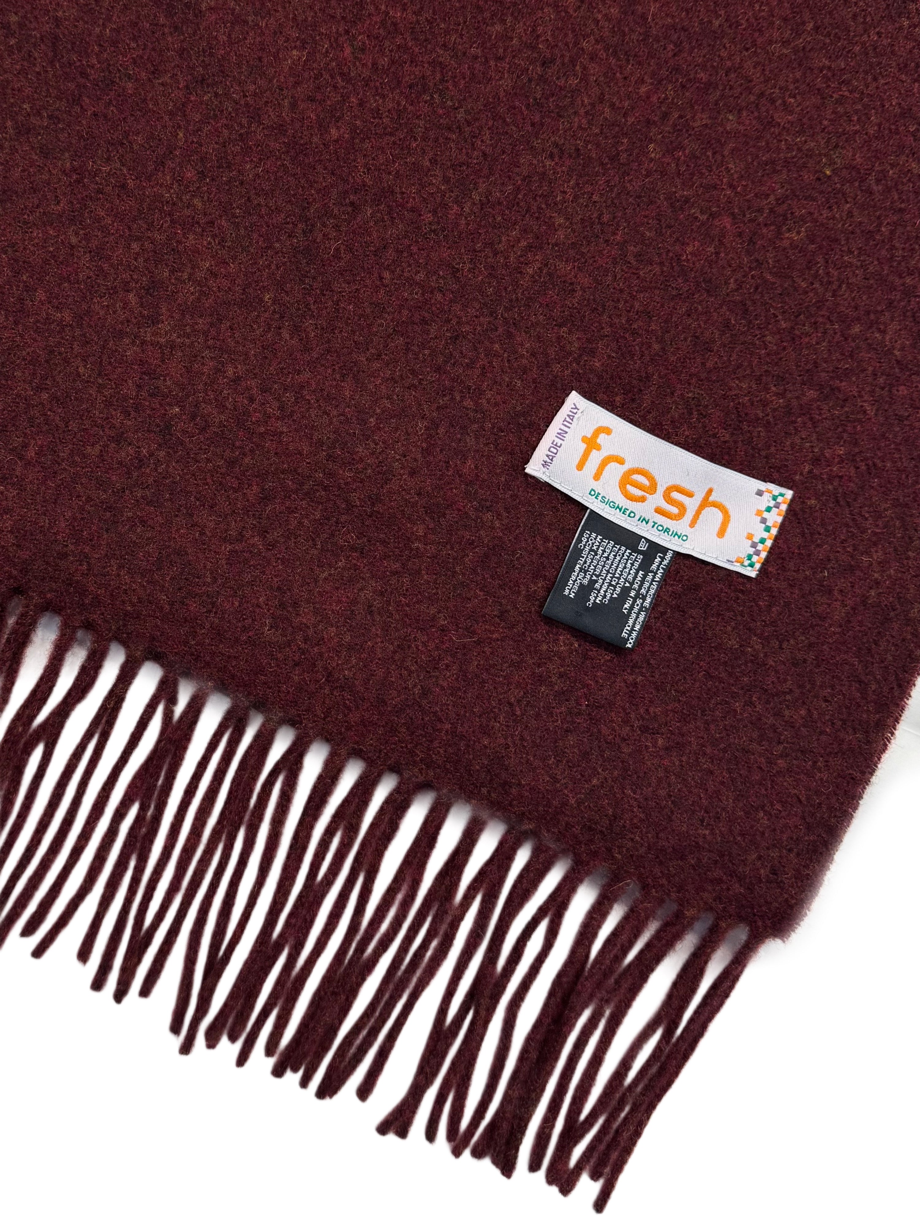 FRESH Bordeaux Wool Scarf