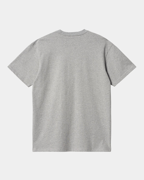 CARHARTT WIP S/S Chase T-Shirt Grey Heather Gold