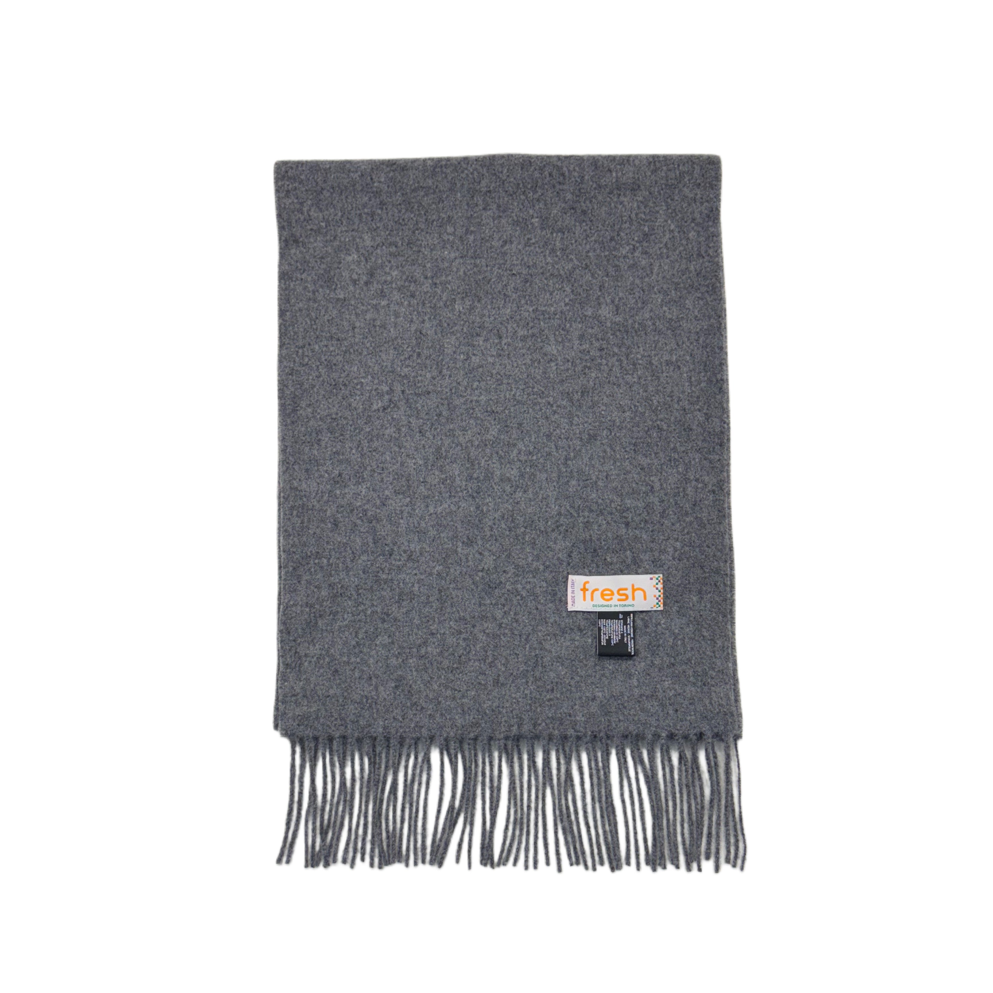 FRESH Grey Melange Wool Scarf