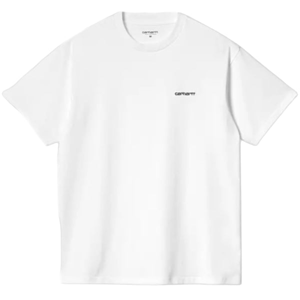 CARHARTT WIP S/S Script Embroidery T-Shirt White Black