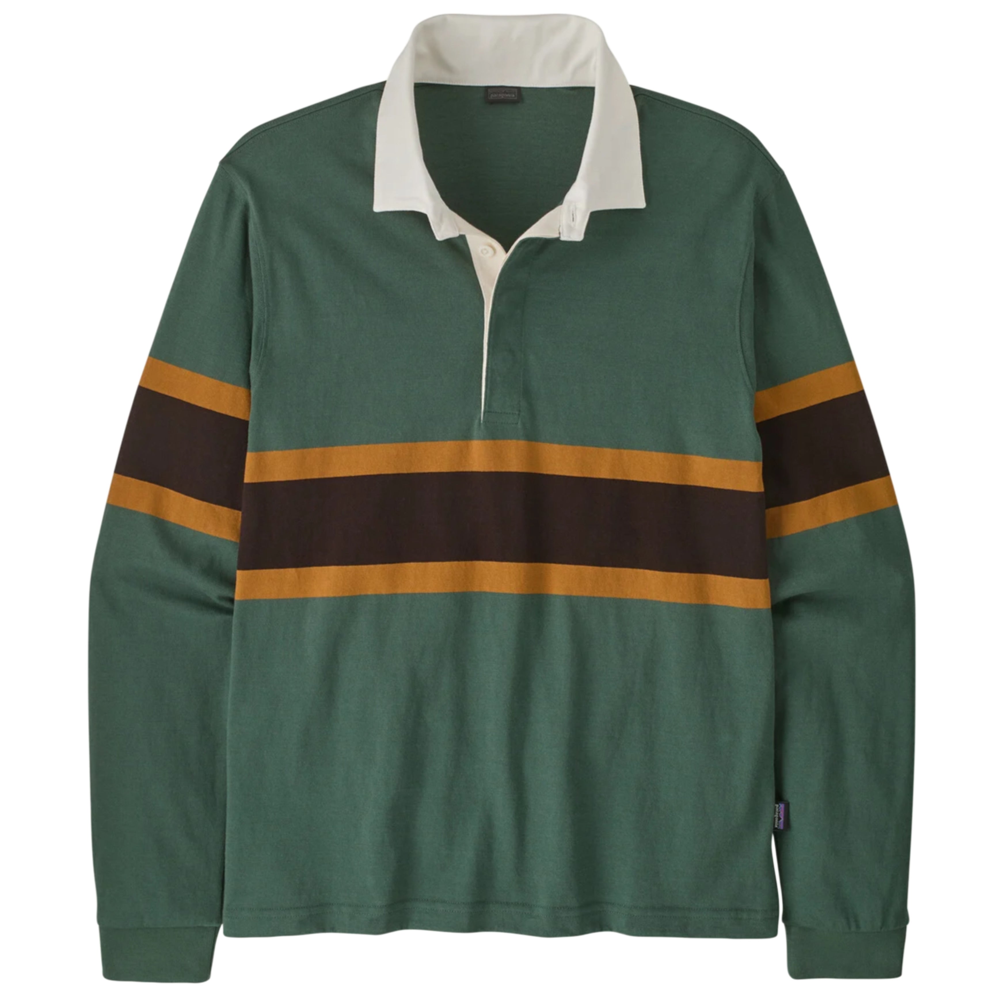 PATAGONIA Men's Long-Sleeved Rugby Shirt Rugby Big: Canopy Green
