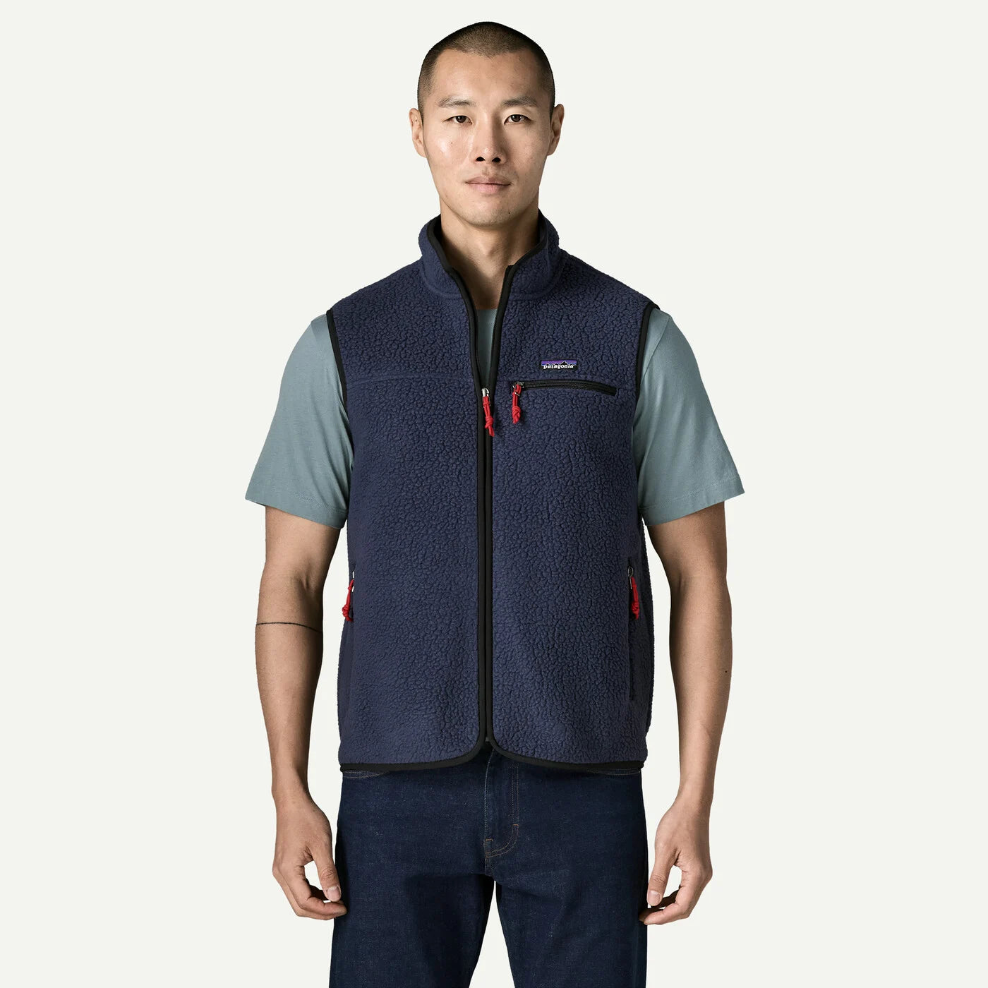 PATAGONIA Men's Retro Pile Fleece Vest New Navy