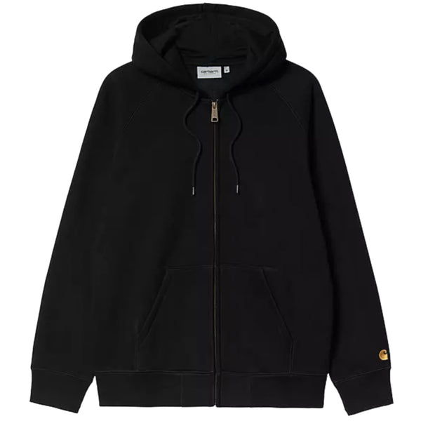CARHARTT WIP Hooded Chase Jacket Black Gold