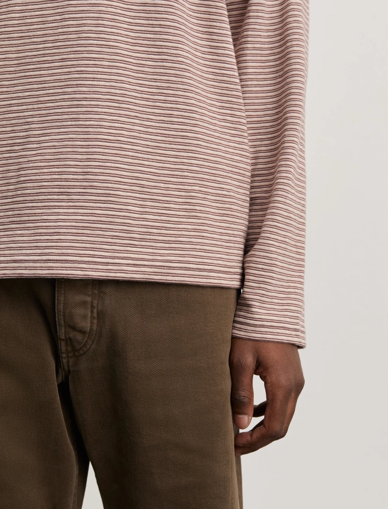 ANOTHER ASPECT Another T-Shirt 3.0 JPN Chairo Aka Stripe