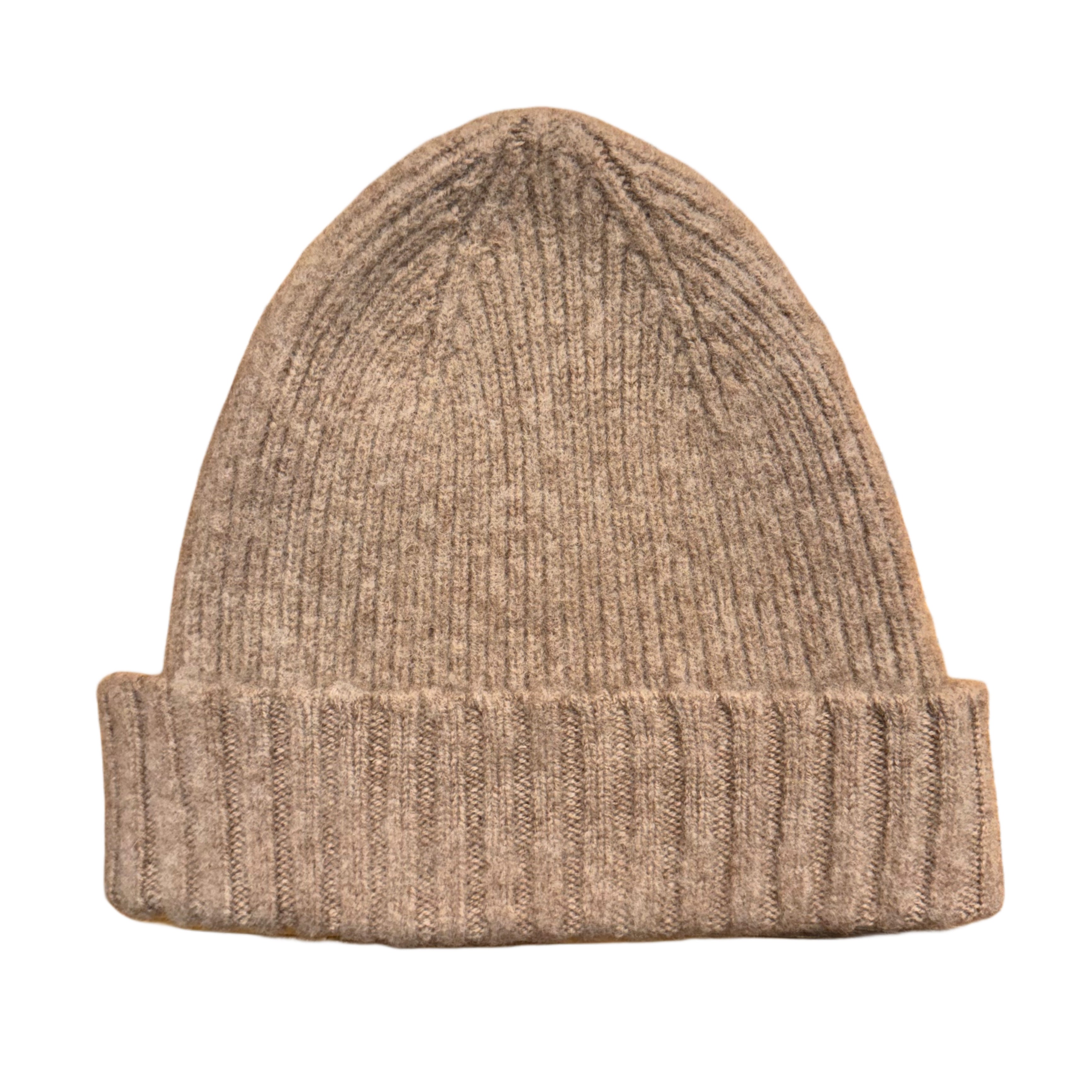 FRESH Bob Shetland Wool Beanie In Mushroom