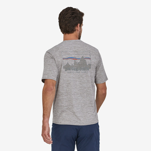 PATAGONIA Men's Capilene Cool Daily Graphic Shirt '73 Skyline: Feather Grey