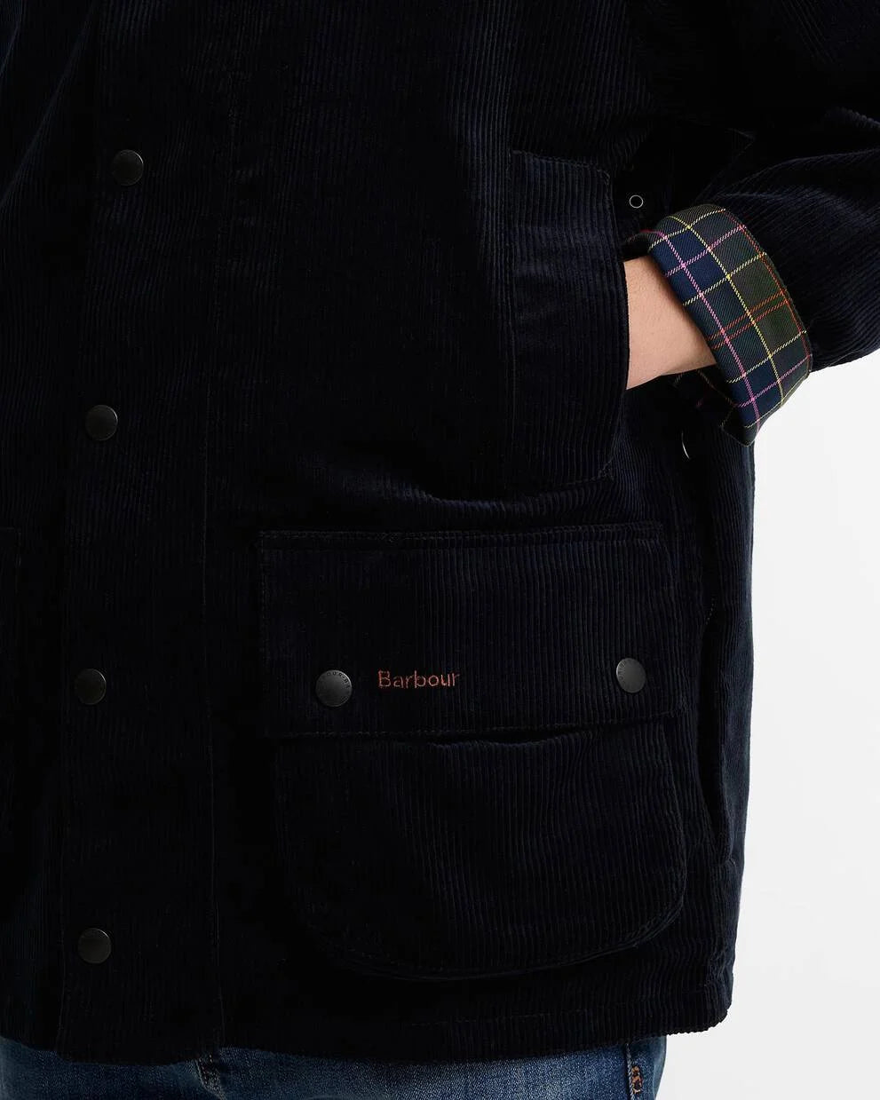 BARBOUR x Paul Smith Barbour Navy Cord Beaufort Casual Jacket