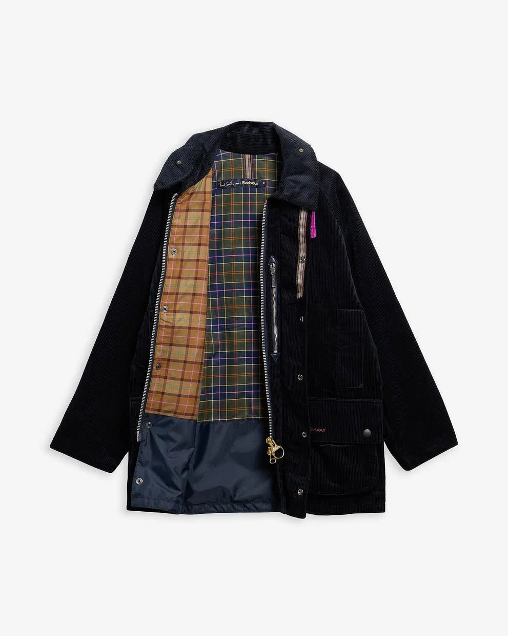 BARBOUR x Paul Smith Barbour Navy Cord Beaufort Casual Jacket