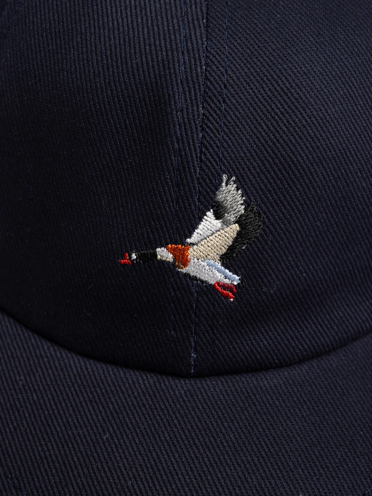 KESTIN Leuchars Cap in Navy Twill Duck Embroidery