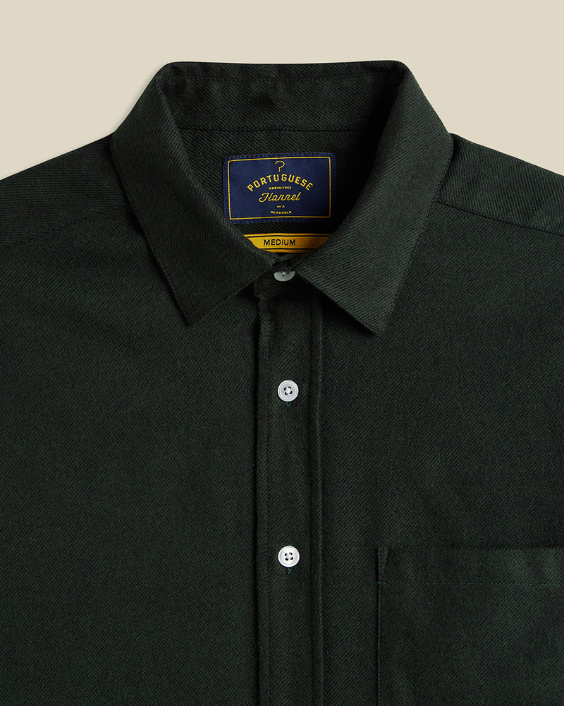 PORTUGUESE FLANNEL Teca 2.0 Forest Green Shirt