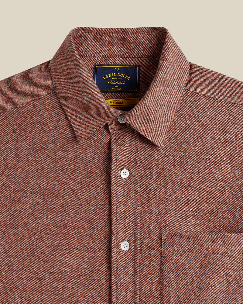 PORTUGUESE FLANNEL Teca 2.0 Brick Shirt