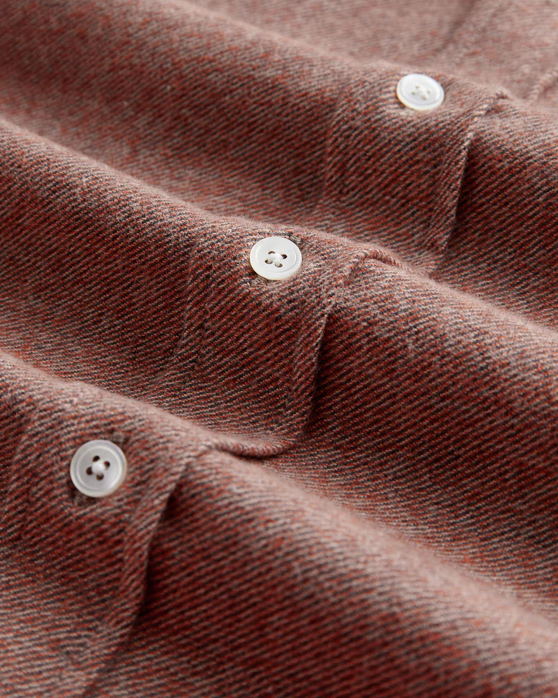 PORTUGUESE FLANNEL Teca 2.0 Brick Shirt