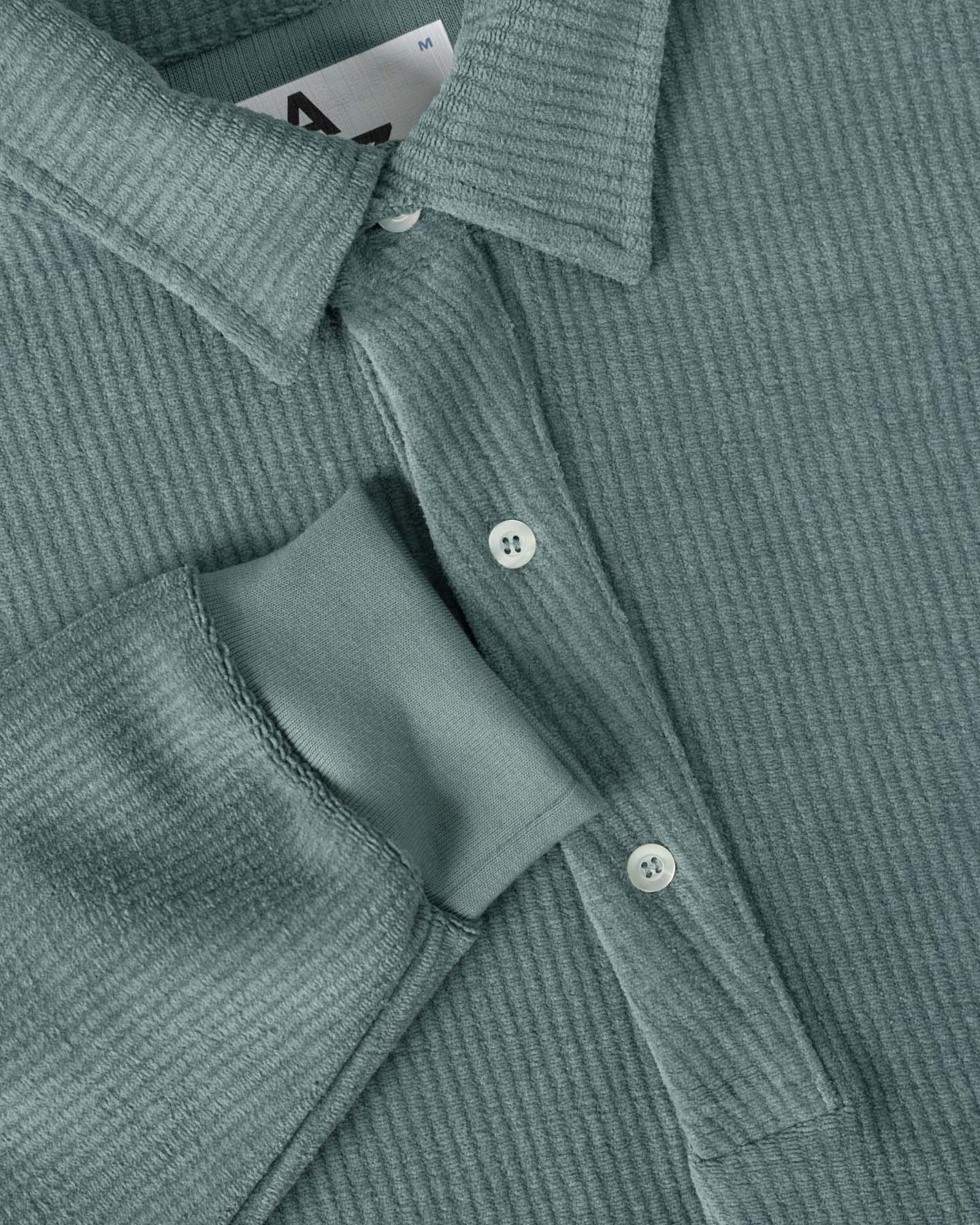 LA PAZ Mesquita Balsam Green Polo Sweatshirt