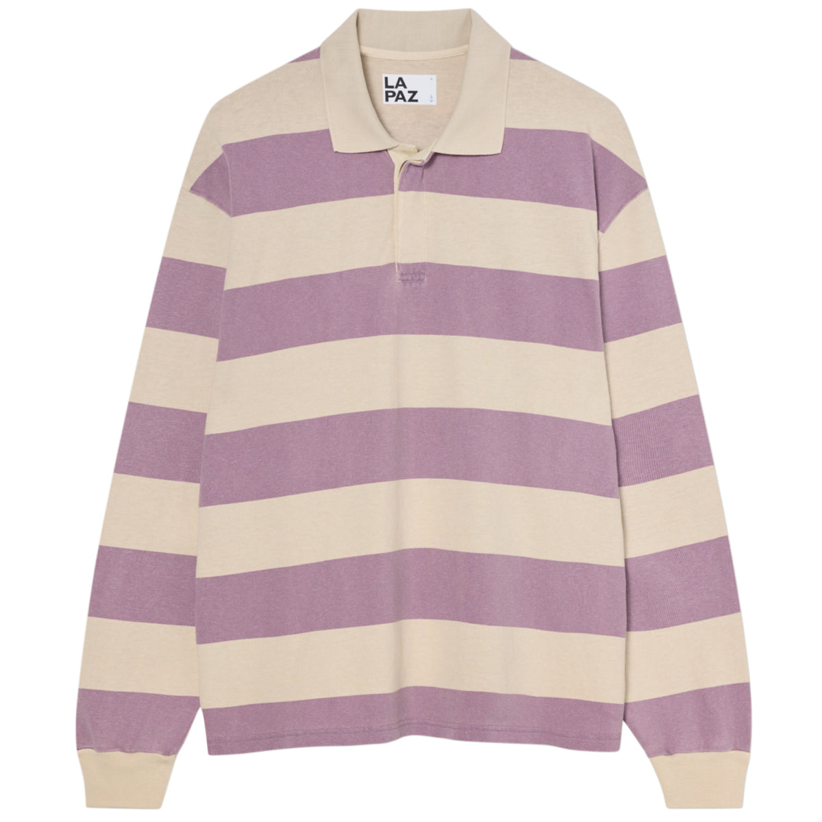LA PAZ Sequeira Grape Beige Polo de rugby