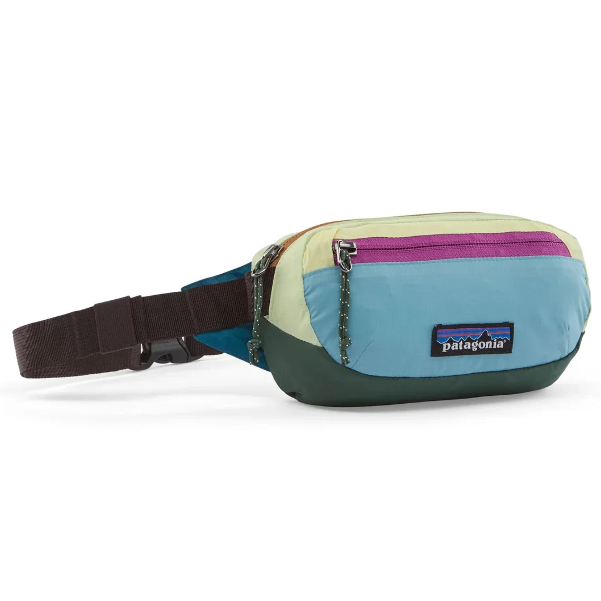 PATAGONIA Terravia Mini Hip Pack 1L Patchwork: Snowmelt Blue