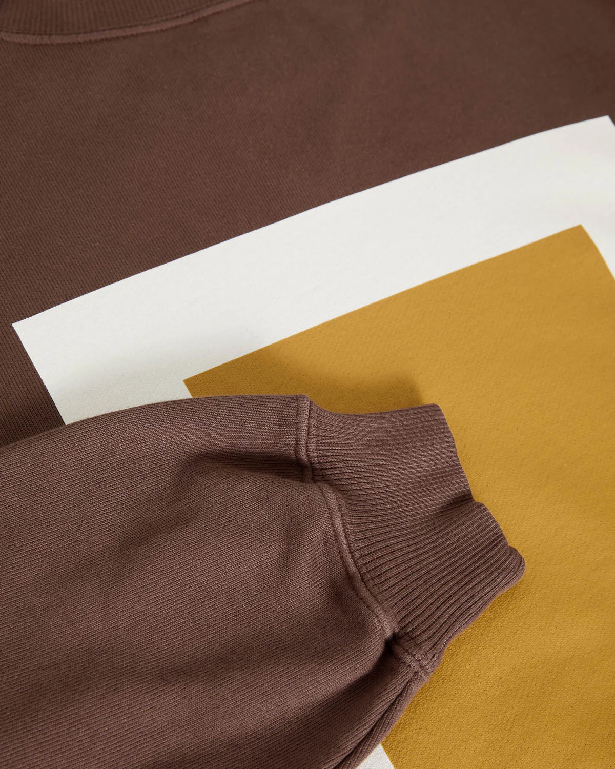 LA PAZ Xavier Brown Rectangle Sweatshirt