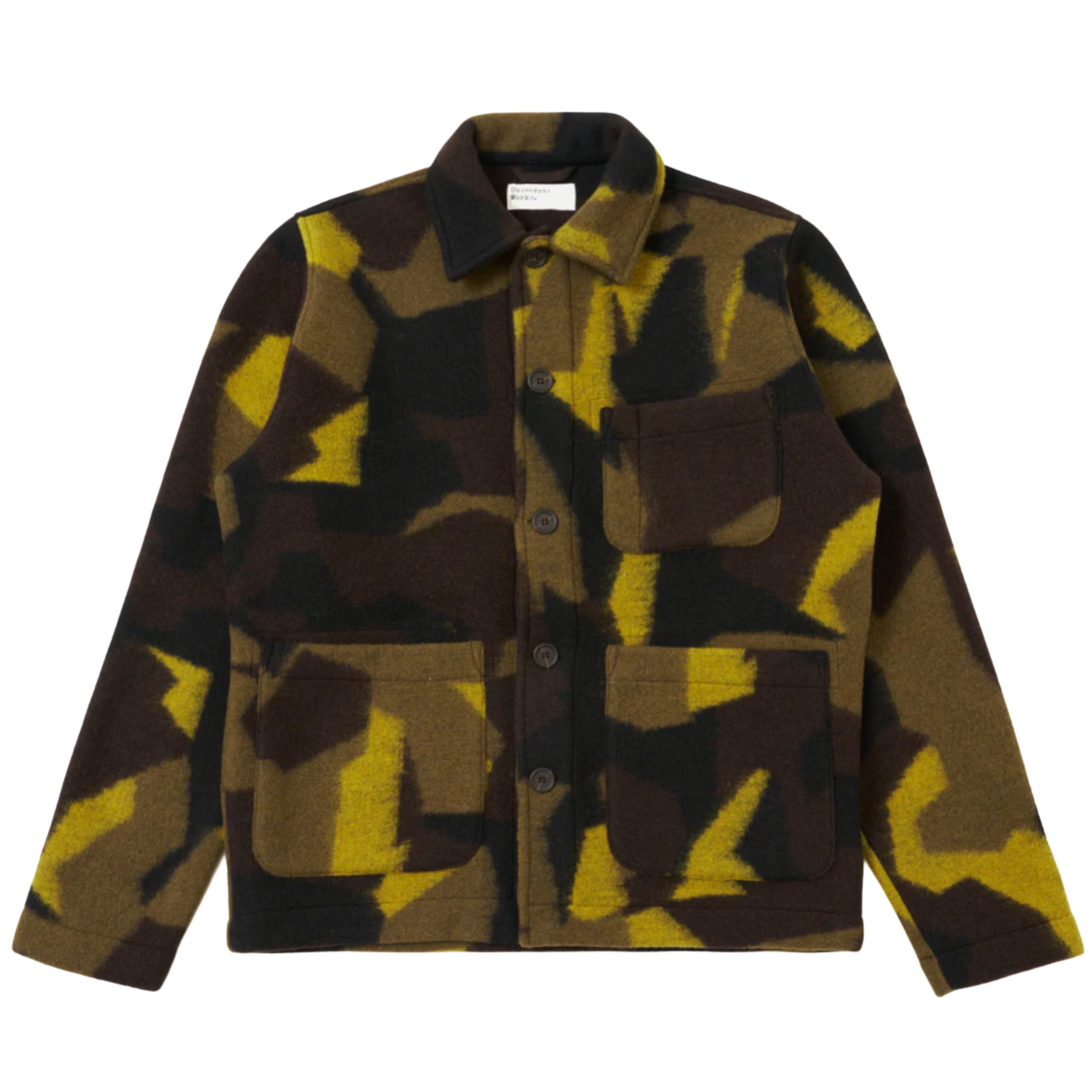 UNIVERSAL WORKS Camo Swede Fleece Field Jacket