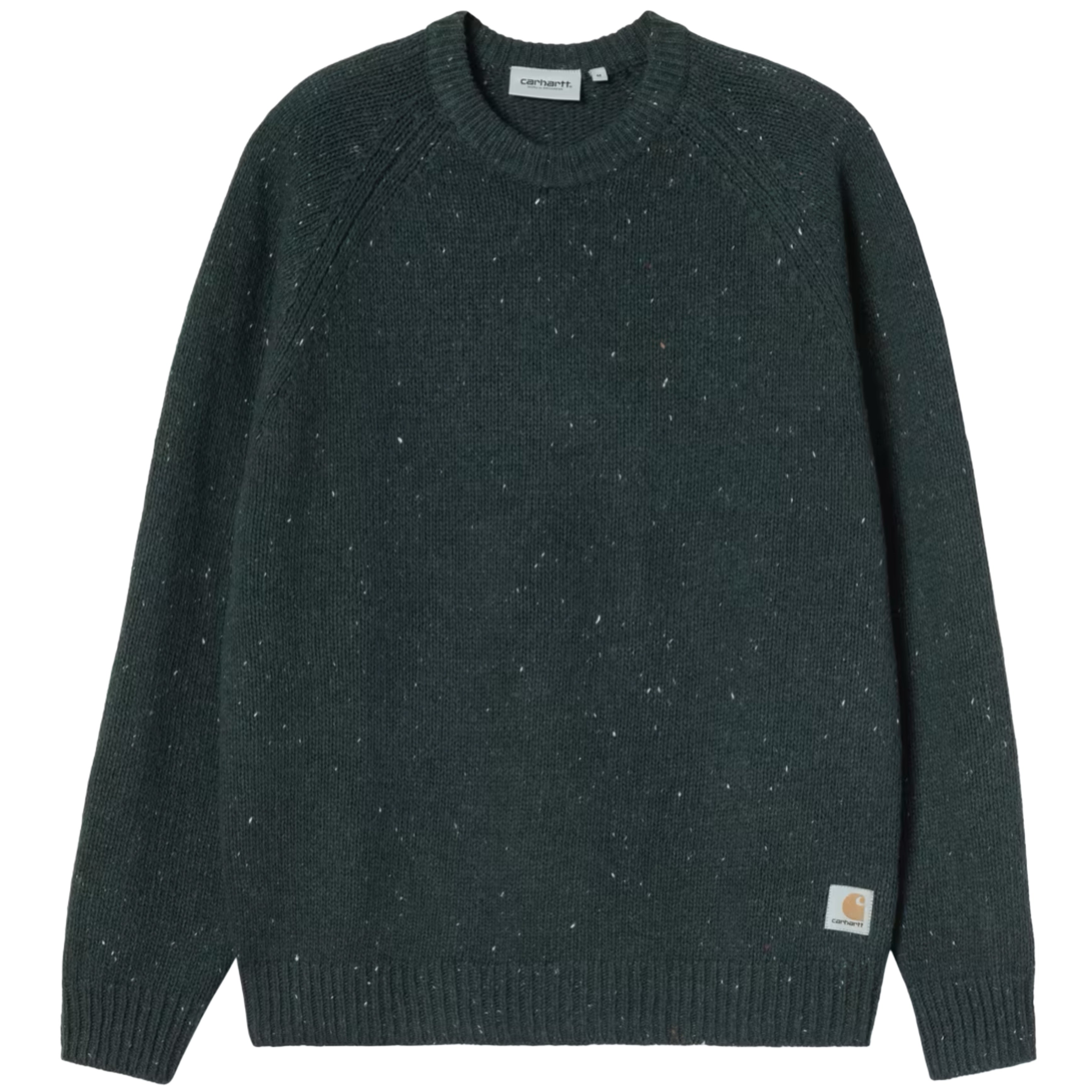 CARHARTT WIP Anglistic Sweater Speckled Deep Lagoon