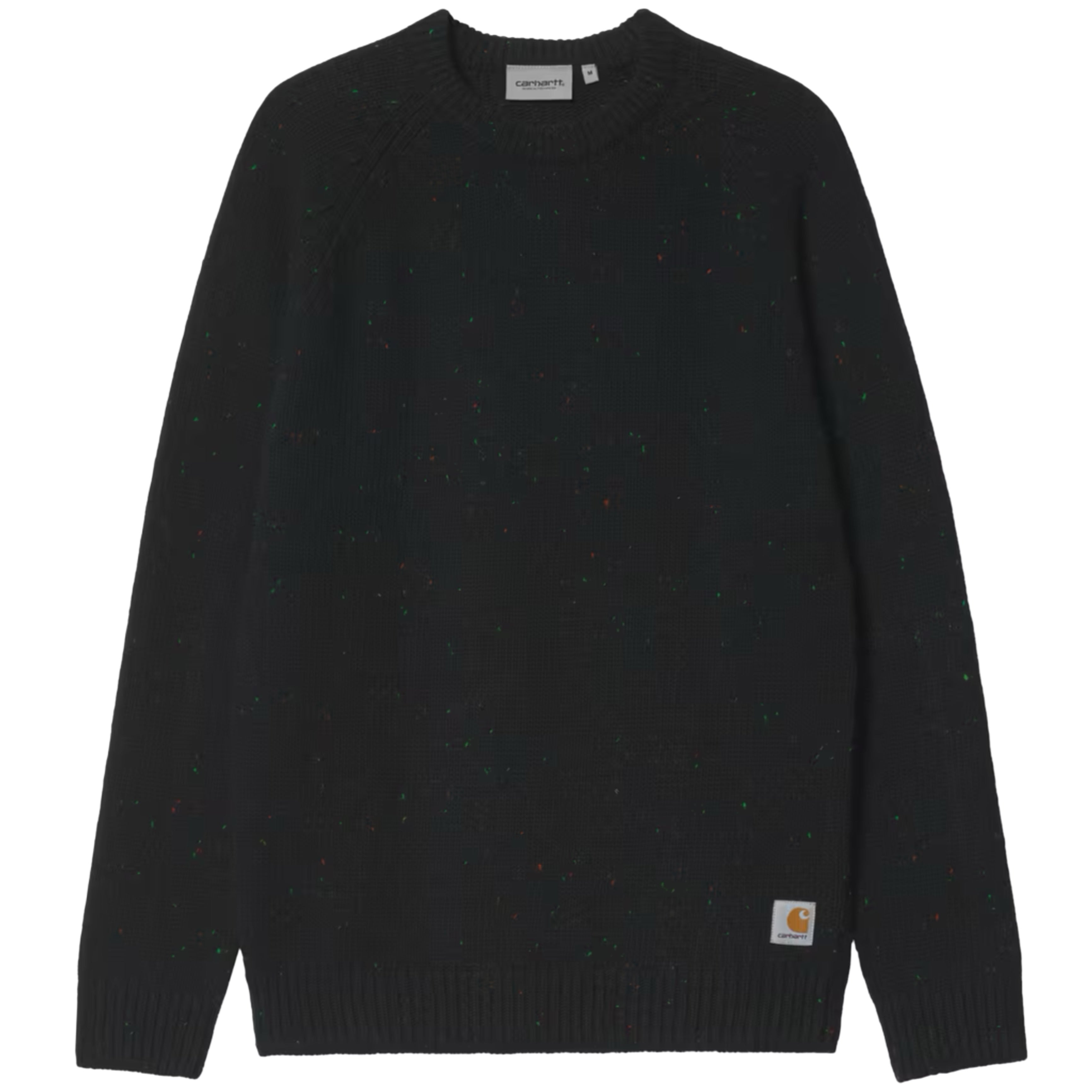 CARHARTT WIP Anglistic Sweater Speckled Black