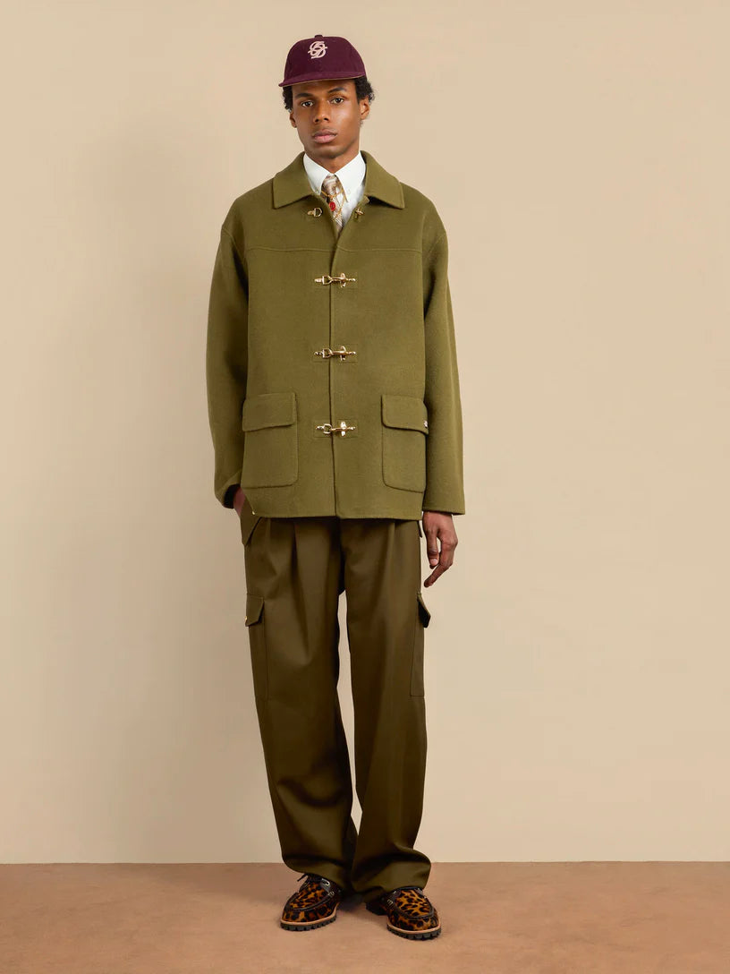 DRÔLE DE MONSIEUR La Veste Caban Khaki