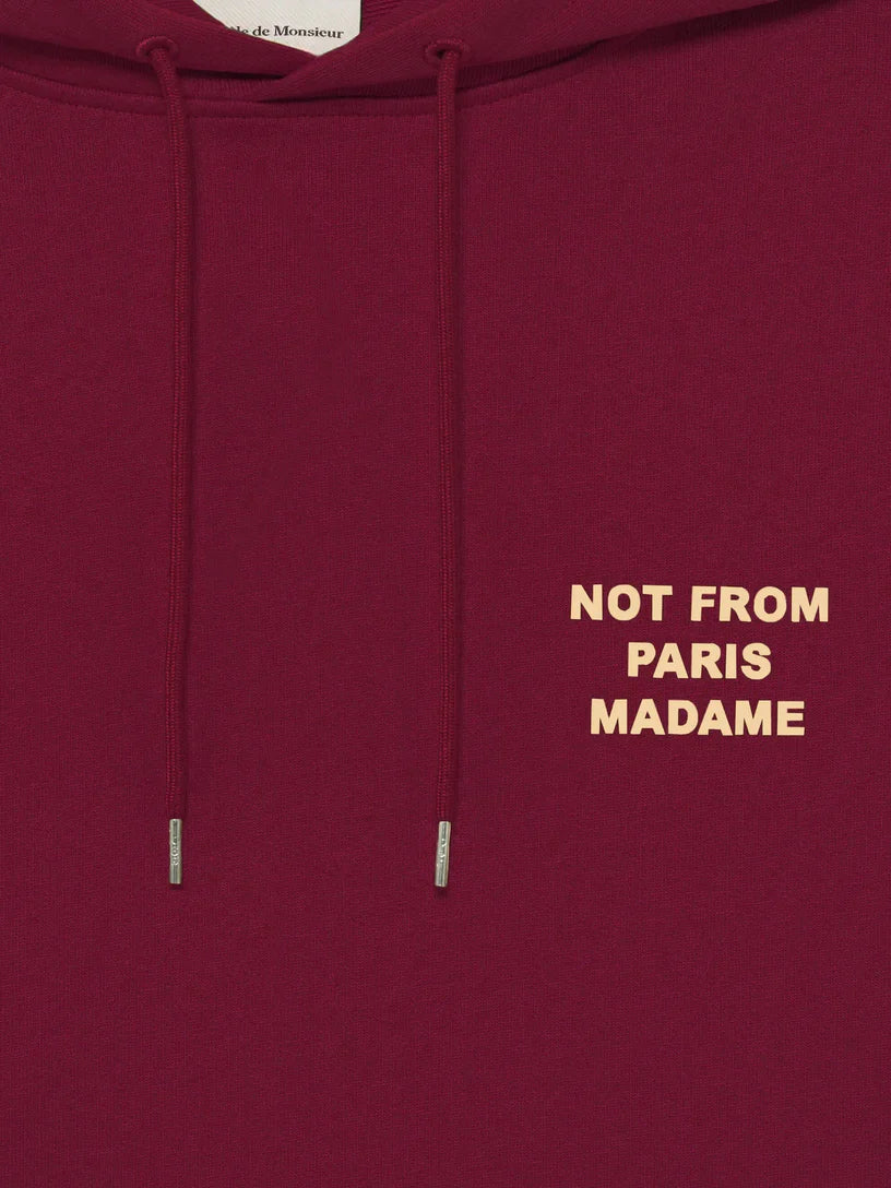 DRÔLE DE MONSIEUR Le Hoodie Slogan Wine