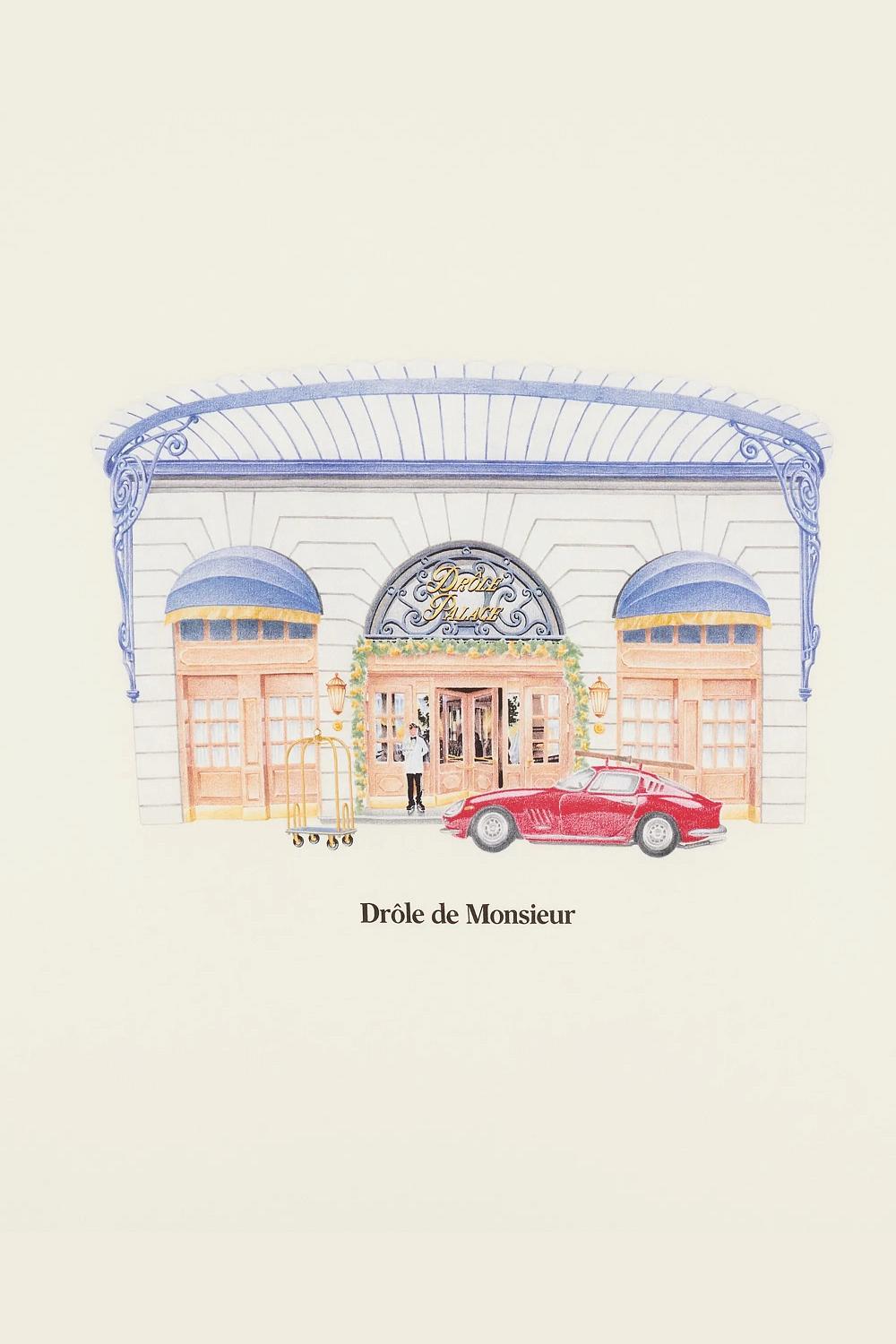 DRÔLE DE MONSIEUR Le T-Shirt Drôle Palace Off White