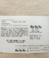 ROTOTO Double Face Socks Oatmeal