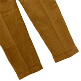 FRESH Lyocell Linen One-Pleat Chino Pants In Cumin