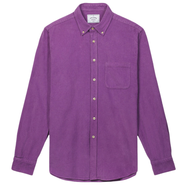 PORTUGUESE FLANNEL Lobo Purple Corduroy Shirt