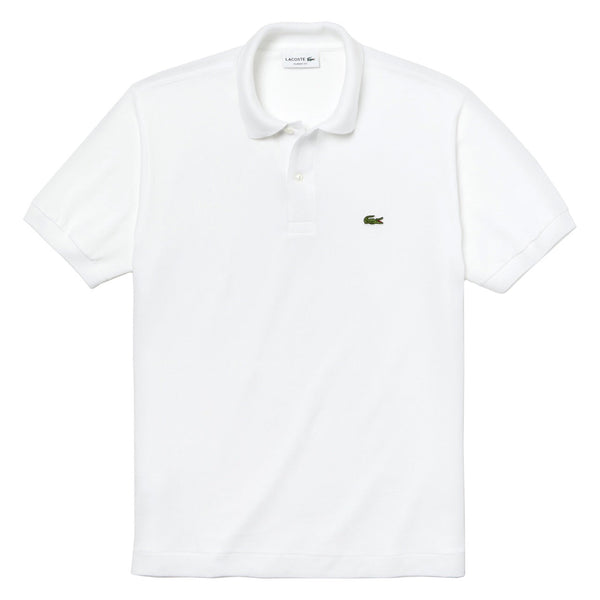 LACOSTE Classic Fit L.12.12 Polo Shirt White • 001