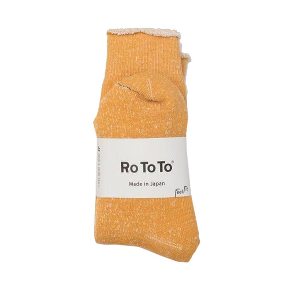 ROTOTO Double Face Socks Yellow
