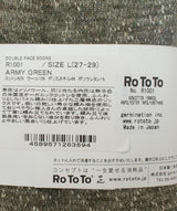 ROTOTO Double Face Socks Army Green