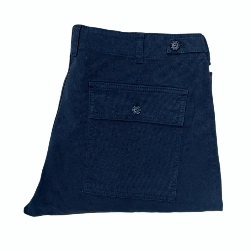FRESH Cotton Fatigue Pants In Navy