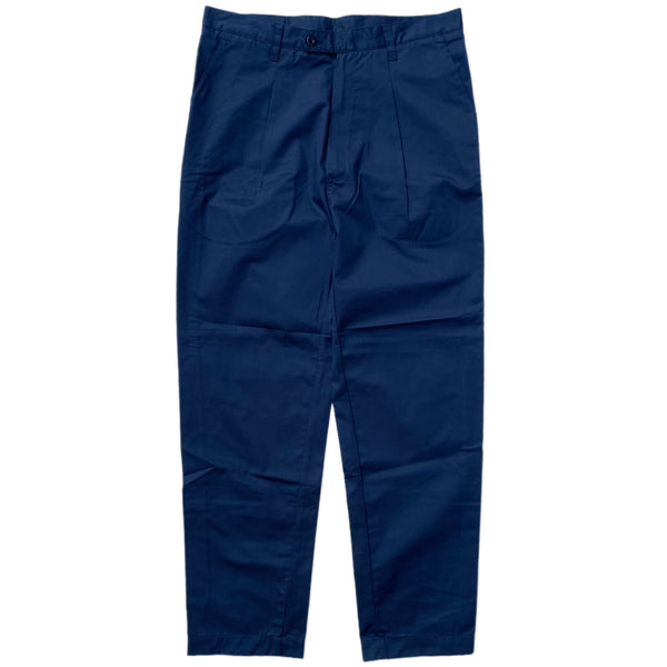 CAMO Seabiscuit Wide Trousers Popeline Navy