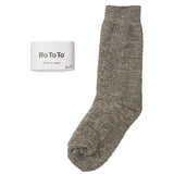 ROTOTO Double Face Socks Army Green