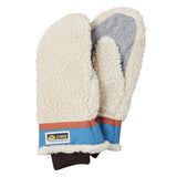 ELMER Gloves Wool Pile Mitten Beige Blue EM354