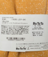 ROTOTO Double Face Socks Yellow