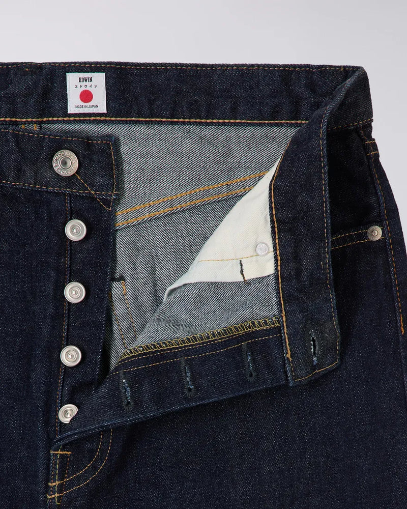 EDWIN Loose Tapered Blue Rinsed Made in Japan