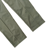 FRESH Cotton Lyocell One-Pleat Chino Pants In Military Green