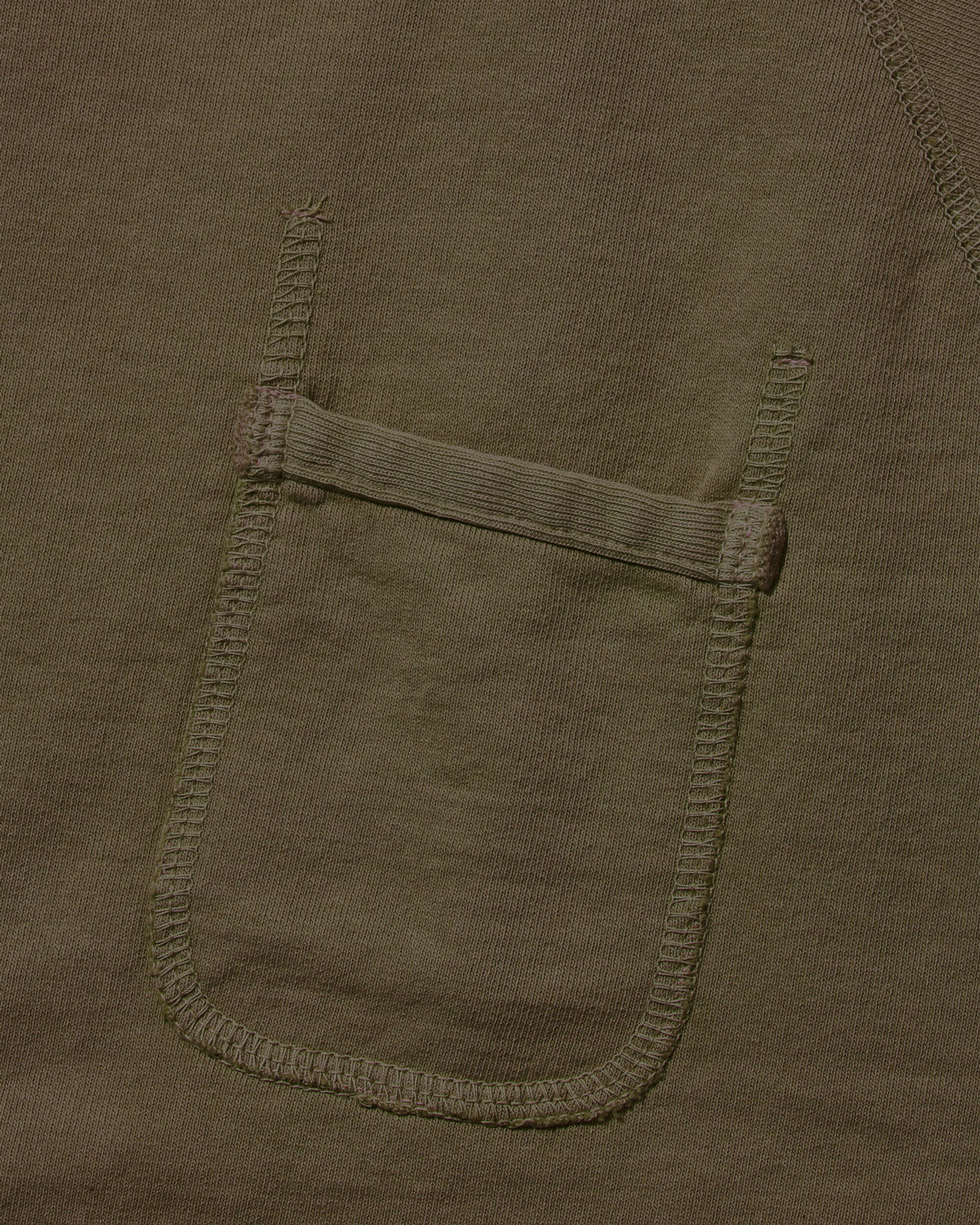 BATTENWEAR Sweat-shirt Reach Up à manches courtes vert olive