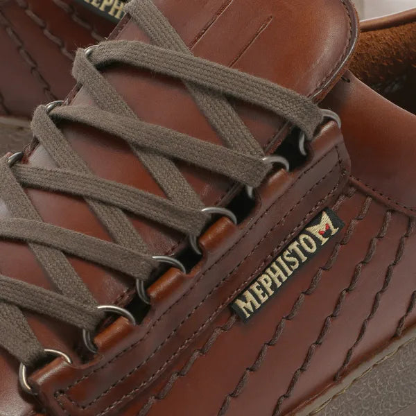 MEPHISTO Rainbow Chestnut Leather Shoes