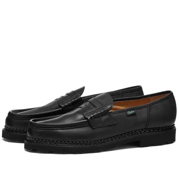 PARABOOT Reims Leather Loafer Black
